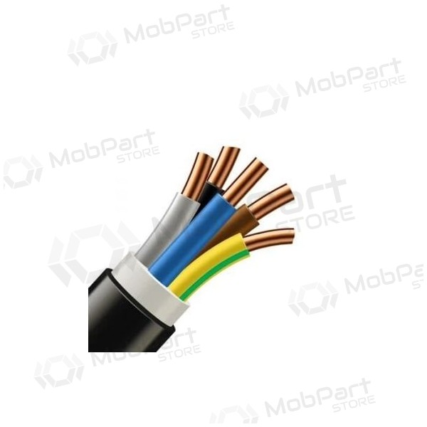 CYKY 5x10 mm2 Stromkabel (1 m)