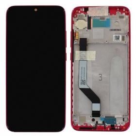 Xiaomi Redmi Note 7 Display (Rot) (mit Rahmen) (service pack) (original)
