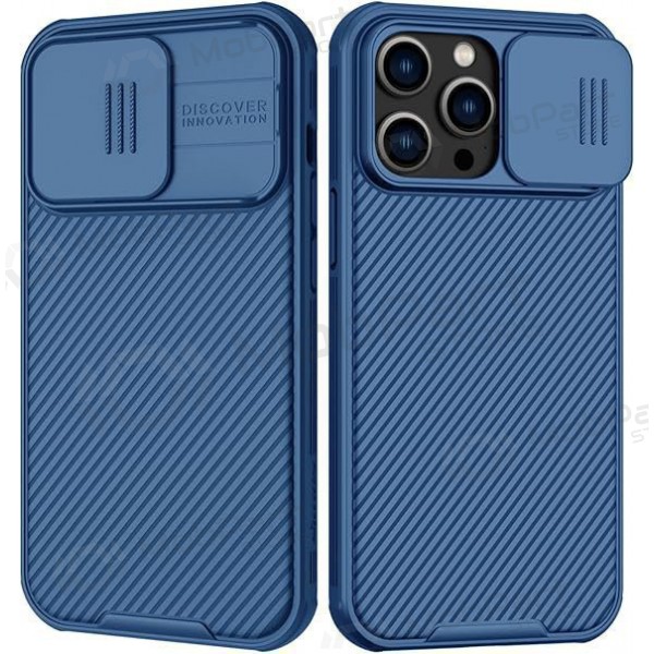 Apple iPhone 15 Pro Handyhülle „Nillkin CamShield Pro“ (Blau)