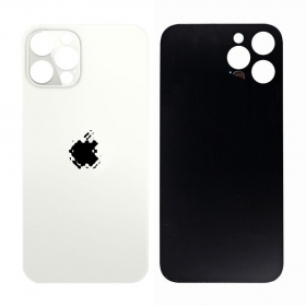 Apple iPhone 12 Pro Rückseite Akkudeckel (Silbrig) (bigger hole for camera)