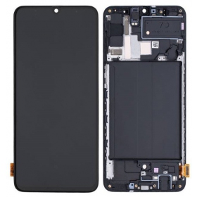 Samsung A705 Galaxy A70 2019 Display (Schwarz) (service pack) (original)