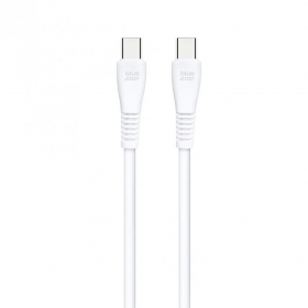 USB-C-Kabel Blue Star PJ-DQ1-C USB-C auf USB-C 1 m 60 W weiß