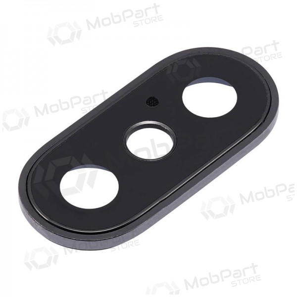 Apple iPhone X Kameraglas (Schwarz) (mit Rahmen)