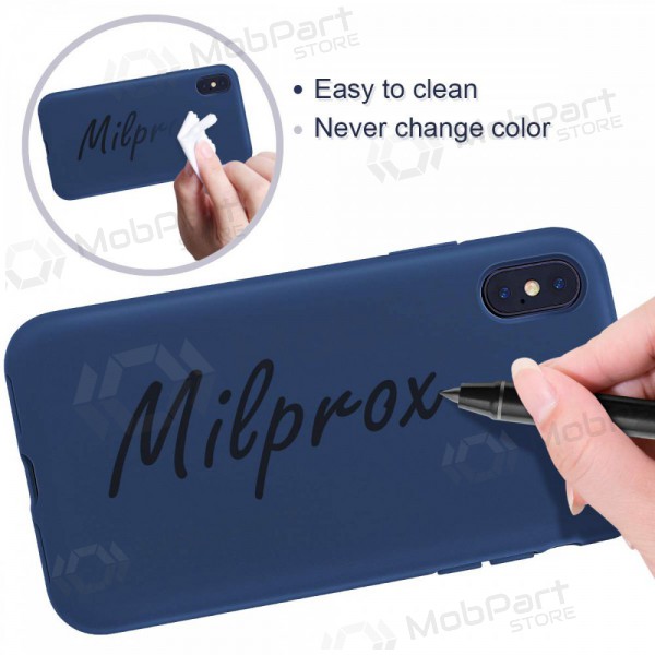 Apple iPhone 12 Pro hülle - Liquid Silicone 1.5mm (dunkelblau)