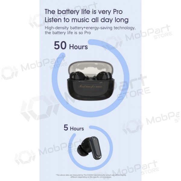 Drahtlose Kopfhörer mit Mikrofon Dudao U8Pro Bluetooth USB-C schwarz