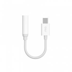 Audio-Adapter Dudao L16CPro USB-C auf 3,5 mm weiß
