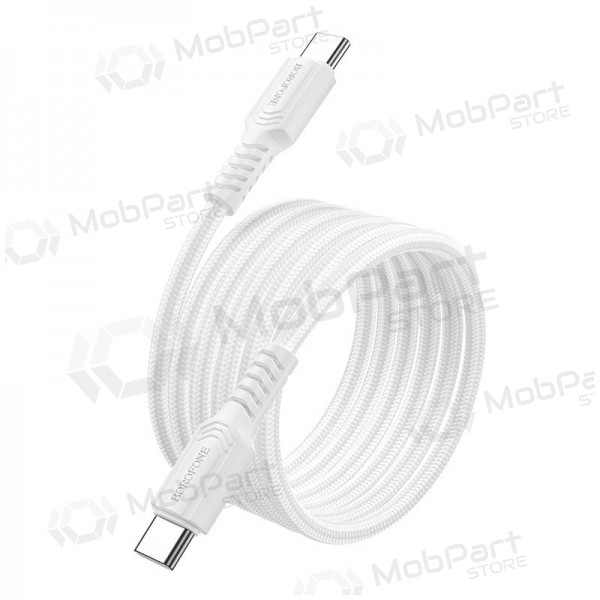 USB-C-kabel Borofone BX116 USB-C zu USB-C 1 m 60 W weiß