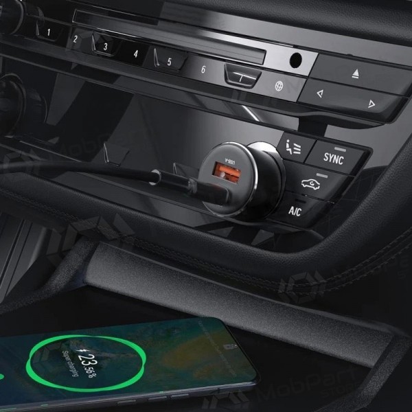 Auto-Ladegerät Acefast B12 60W USB-C/USB-A Schwarz