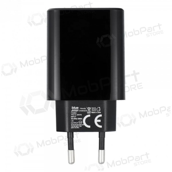 Telefonladegerät Blue Star 35 W USB-C schwarz