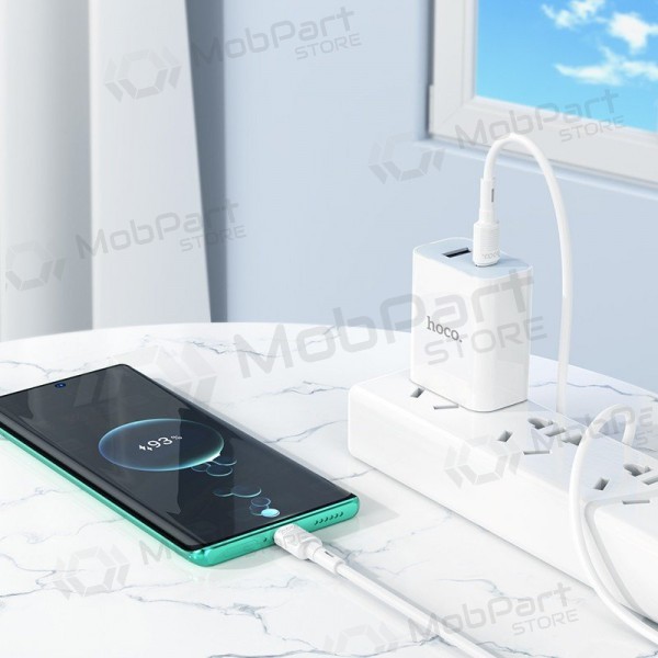 USB-C-Kabel Hoco X83 USB-C auf USB-C 1 m 60 W weiß