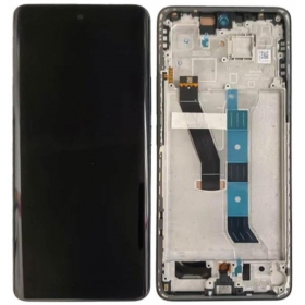 Xiaomi Poco M8 5G bildschirm (schwarz) (mit rahmen) (original)