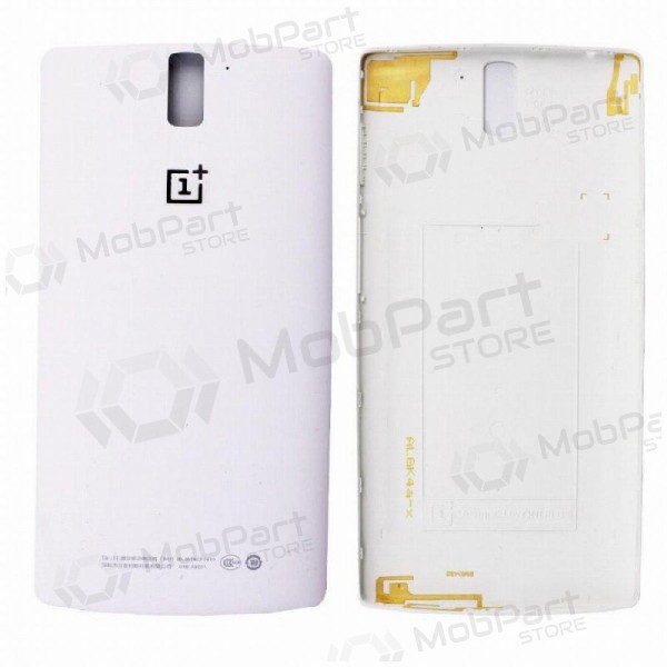 OnePlus One Rückseite Akkudeckel (Weiß) (gebraucht grade A, original)