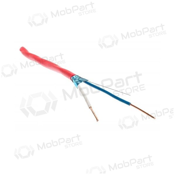 Brandbeständiges geschirmtes halogenfreies installationskabel Bitner HTKSHekw 2x1,0mm