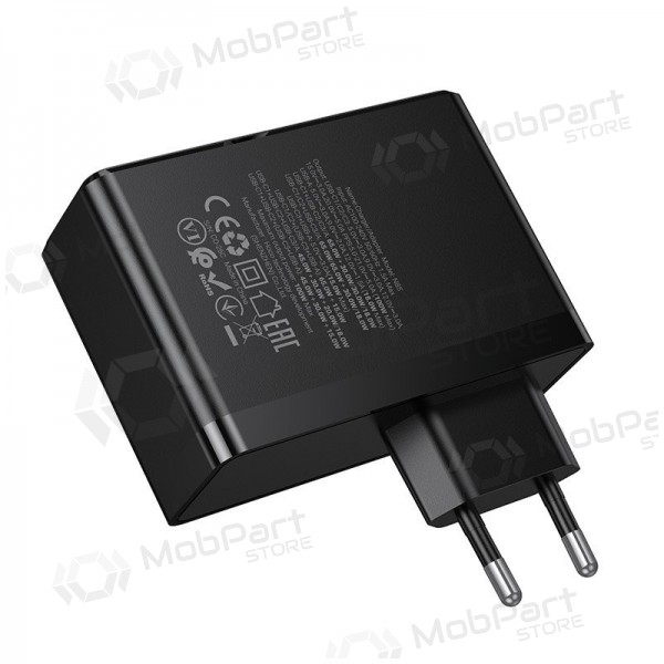 Telefonladegerät Hoco N85 100 W 3x USB-C + USB-A schwarz