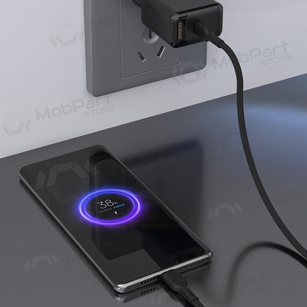Lightning-Kabel Dudao L9X USB-C auf Lightning 1 m 30 W schwarz