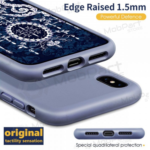 Apple iPhone 11 Pro hülle - Liquid Silicone 2.0mm (lavendelgrau)