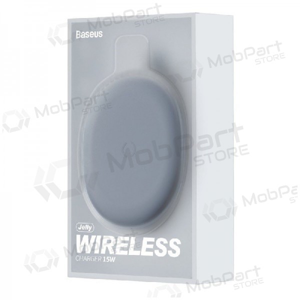 Kabellos Ladegerät Baseus Jelly 15W (supports QI standard) (Schwarz)