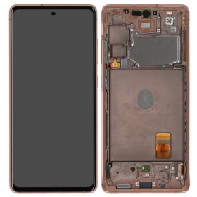 Samsung Galaxy S20 FE Display (Cloud Orange) (mit Rahmen) (original)