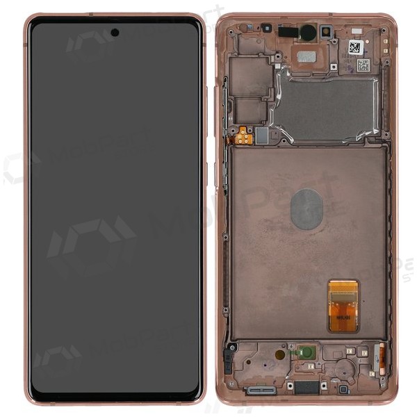 Samsung Galaxy S20 FE Display (Cloud Orange) (mit Rahmen) (original) Samsung Galaxy S20 FE Display (Cloud Orange) (mit Rahmen) (original)