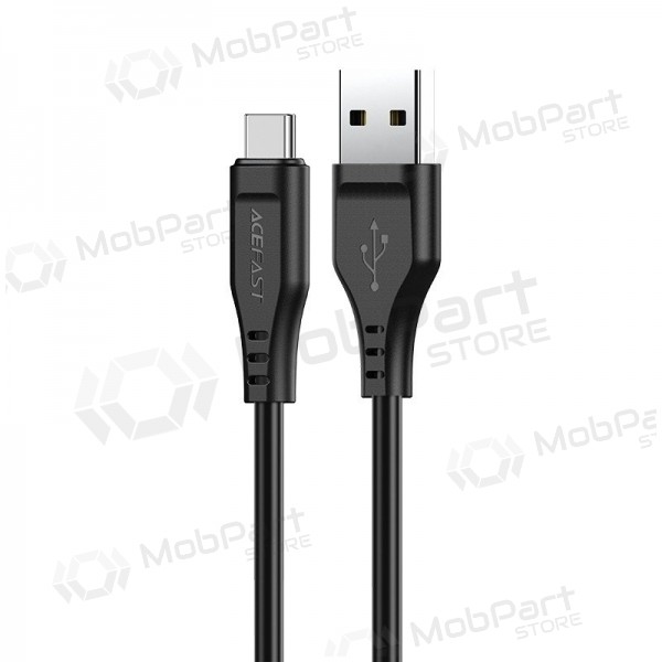 USB Kabel Acefast C3-04 USB-A to USB-C 1.2m Schwarz