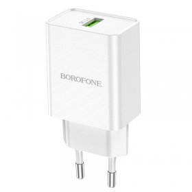 Ladegerät Borofone BN5 QC 3.0 18W (Weiß)