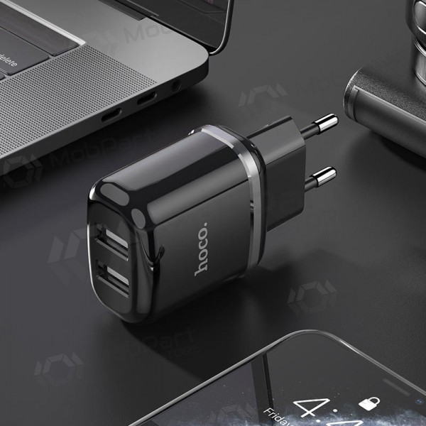 Ladegerät Hoco N4 x 2 USB  jungtimis (2.4A) (Schwarz)