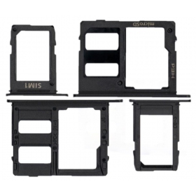 Samsung A600 Galaxy A6 2018 SIM-Kartenhalter (2Stck) (Schwarz)