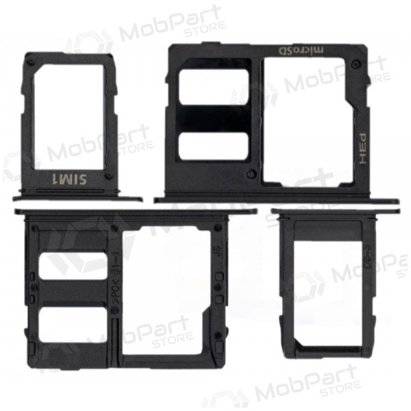 Samsung A600 Galaxy A6 2018 SIM-Kartenhalter (2Stck) (Schwarz)