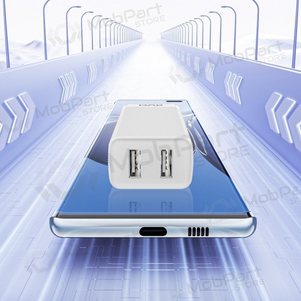 Ladegerät Awei C15-EU 2xUSB-A 10W Weiß