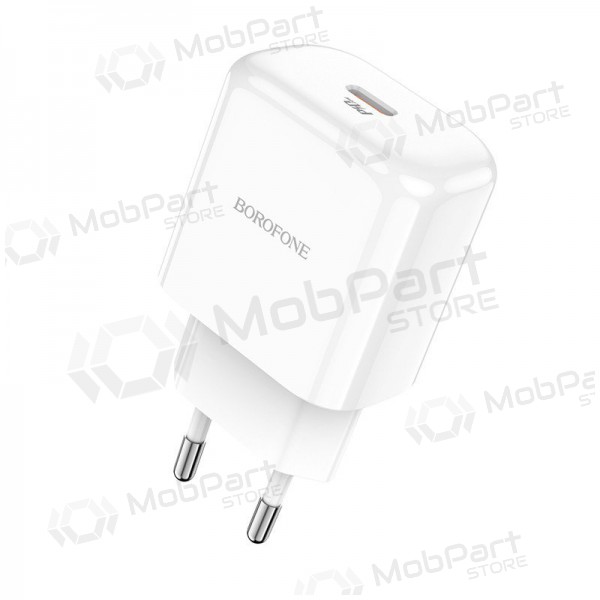 Ladegerät Borofone BN3 Type-C QC 3.0, PD 2.0 20W (Weiß)