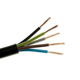 Gummischlauchleitung Elpar H05RR-F 5x1.5 mm² kupfer 300/500V.
