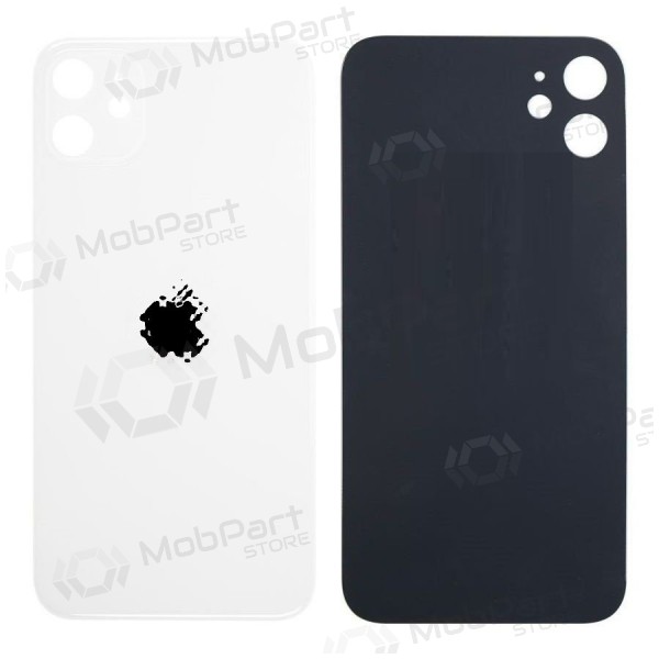 Apple iPhone 11 Rückseite Akkudeckel (Weiß) (bigger hole for camera) Apple iPhone 11 Rückseite Akkudeckel (Weiß) (bigger hole for camera)