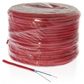 Geschirmtes brandmeldekabel bitner ynTKSYekw 2x1mm (100m, eca, massiv).