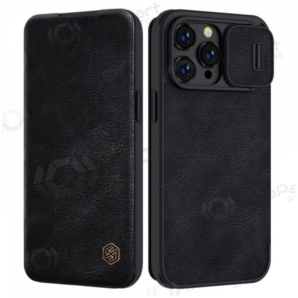 Apple iPhone 14 Pro Handyhülle „Nillkin Leather“ (Schwarz)