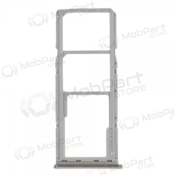 Samsung A705 Galaxy A70 2019 SIM-Kartenhalter Weiß (Silbrig)