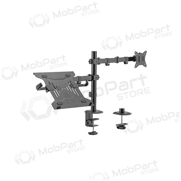 17”-32” monitoriaus und 10”-15.6” nešiojamo kompiuterio laikiklis 17”-32” monitoriaus und 10”-15.6” nešiojamo kompiuterio laikiklis