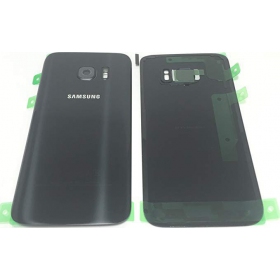Samsung G930F Galaxy S7 Rückseite Akkudeckel (Schwarz) (gebraucht grade A, original)