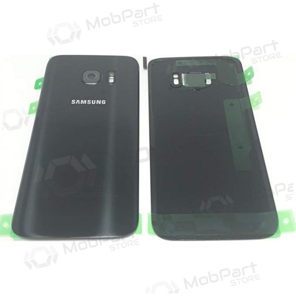 Samsung G930F Galaxy S7 Rückseite Akkudeckel (Schwarz) (gebraucht grade A, original)