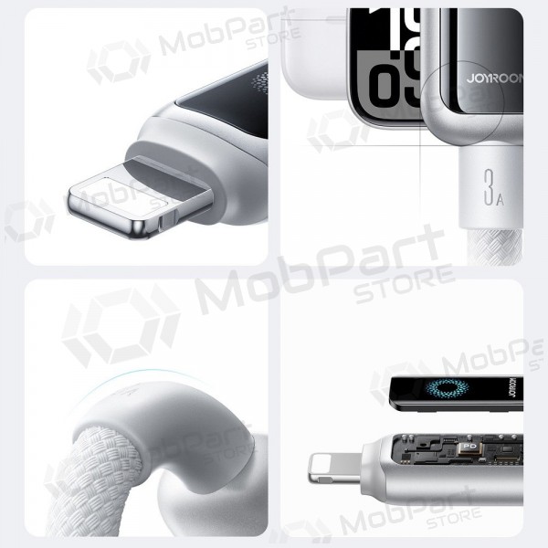 Lightning-Kabel Joyroom S-A55 StarFlight USB-A auf Lightning 1,2 m 3A weiß