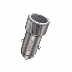 Auto-Ladegerät Awei C-858 33W 2xUSB-C Schwarz