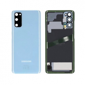 Samsung G981F / G980 Galaxy S20 Rückseite Akkudeckel (Cloud Blue) (gebraucht grade B, original)