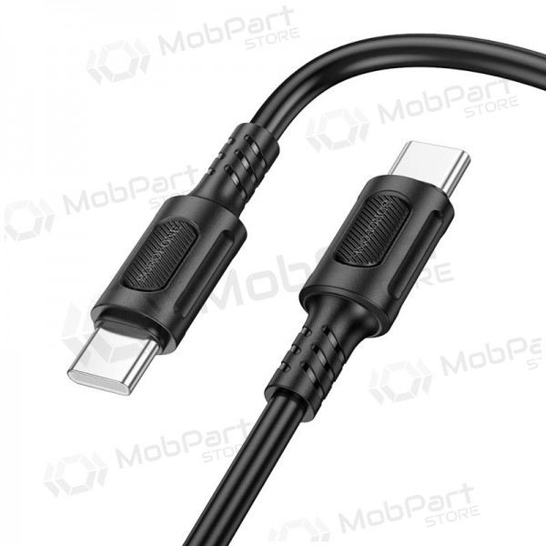 USB-C Kabel Borofone BX111 USB-C zu USB-C 1 m 60 W schwarz.
