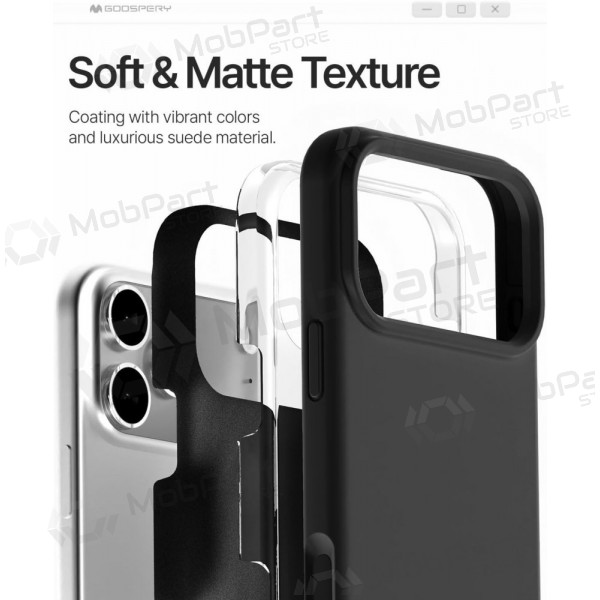 Apple iPhone 17 Pro Max, 18 Pro Max hülle Mercury - Pure Magsafe Silicon Case (rot)