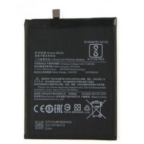 Xiaomi Redmi Mi A2 / Mi 6X Batterie / Akku (BN36) (3010mAh)