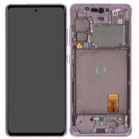 Samsung Galaxy S20 FE Display (levandos) (mit Rahmen) (original)