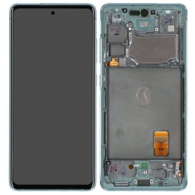Samsung Galaxy S20 FE Display (Cloud Mint) (mit Rahmen) (original)