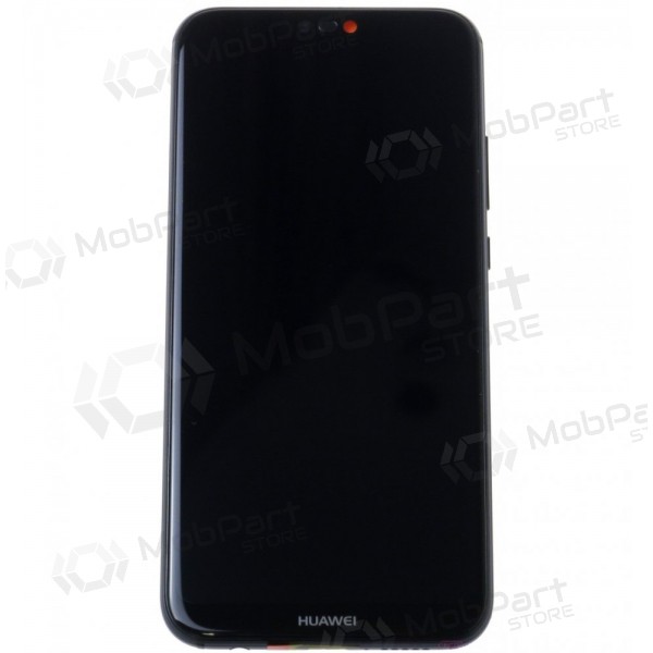 Huawei P20 Lite Display (Schwarz) (mit Rahmen und Batterie) (service pack) (original)