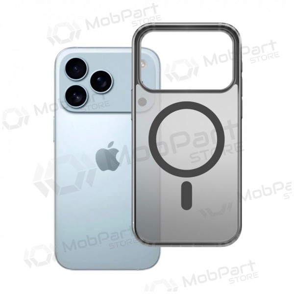 Apple iPhone 17 Pro, 18 Pro hülle - 3mk Frosty MagCase (schwarz)