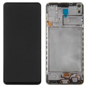 Samsung Galaxy A21s Display (Schwarz) (mit Rahmen) (original)