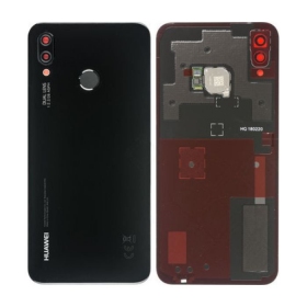 Huawei P20 Lite Rückseite Akkudeckel Schwarz (Midnight Black) (gebraucht grade B, original)
